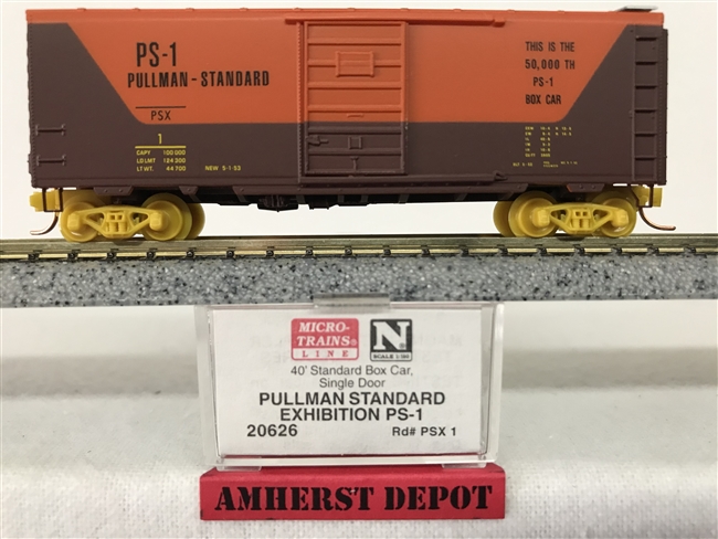 20626 Micro Trains Pullman Standard Exhibition Box Car