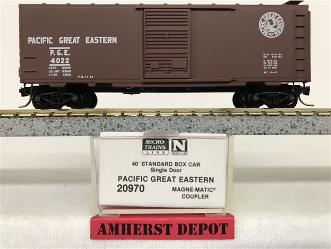 20970 Micro Trains Pacific Great Eastern #4022 Box Car PGE