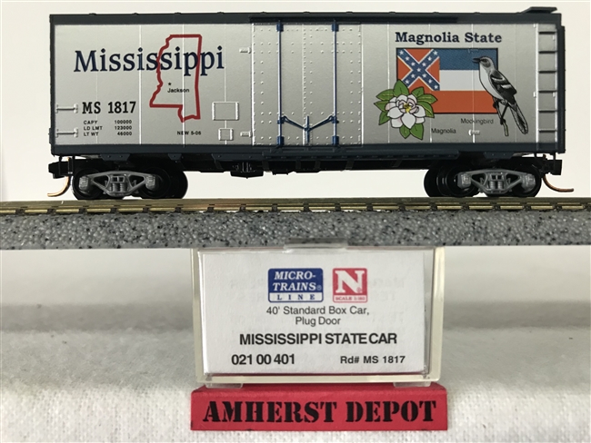 21 00 401  Micro Trains Mississippi State Car MI