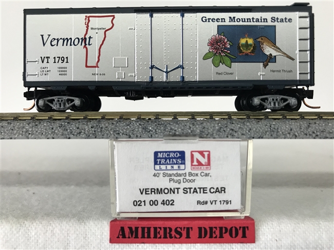 21 00 402  Micro Trains Vermont State Car VT