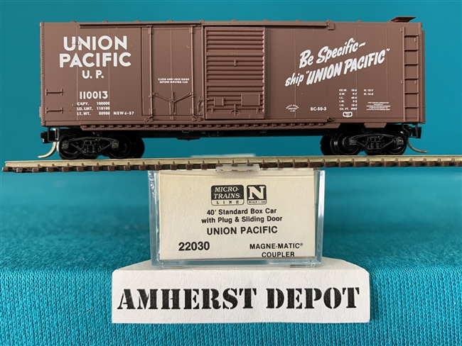 22030 Micro Trains Union Pacific Box Car UP