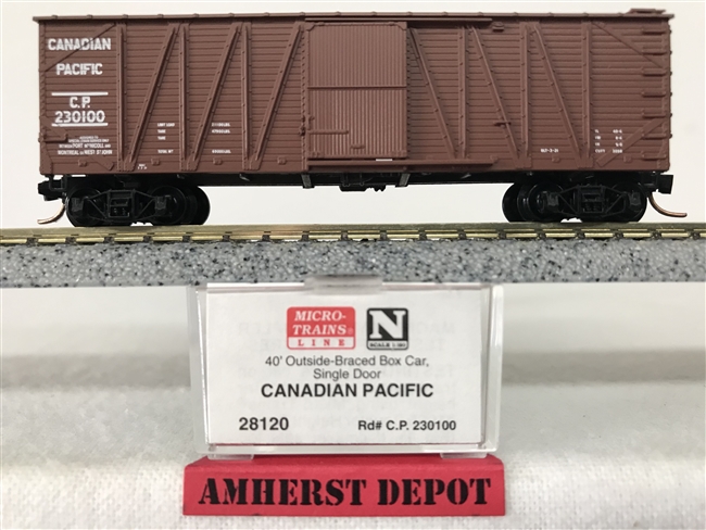 28120 Micro Trains Canadian Pacific Box Car CP