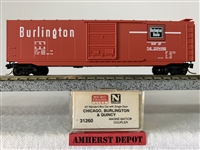 31260 Micro Trains Chicago Burlington & Quincy Box Car CBQ
