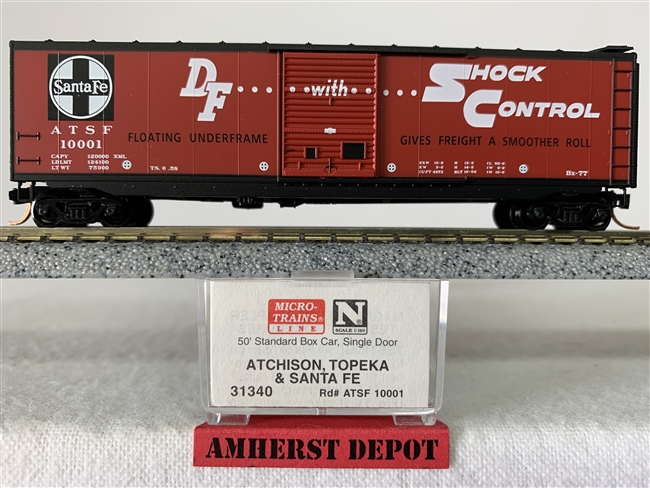 31340 Micro Trains ATSF Box Car Santa Fe