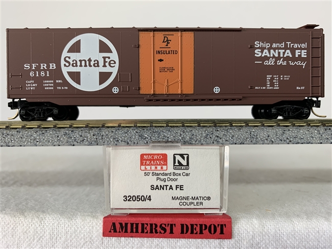 32050-4 Micro Trains Santa Fe Box Car SF