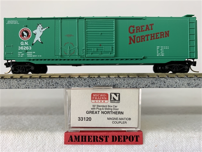 33120 Micro Trains Great Northern Box Car GN