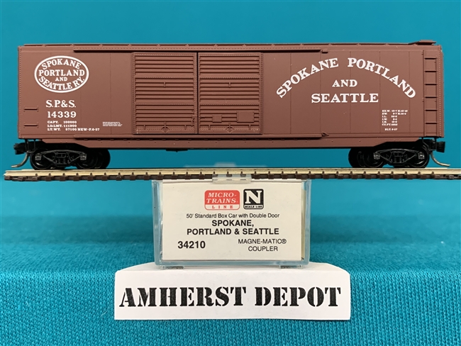 34210 Micro Trains Spokane Portland & Seattle Box Car S, P & S
