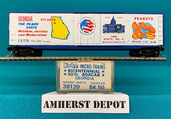 38070 Micro Trains Bicentennial Delaware Box Car Kadee