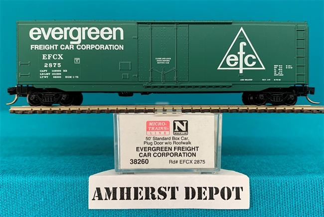 38260 Micro Trains Evergreen Freight Car Corp. Box Car