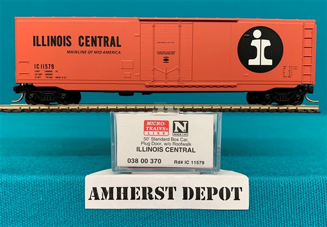 38 00 370 Micro Trains Illinois Central Box Car IC