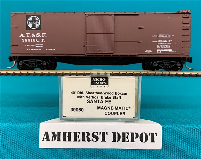 39060 Micro Train Santa Fe Box Car #38616 CT SF