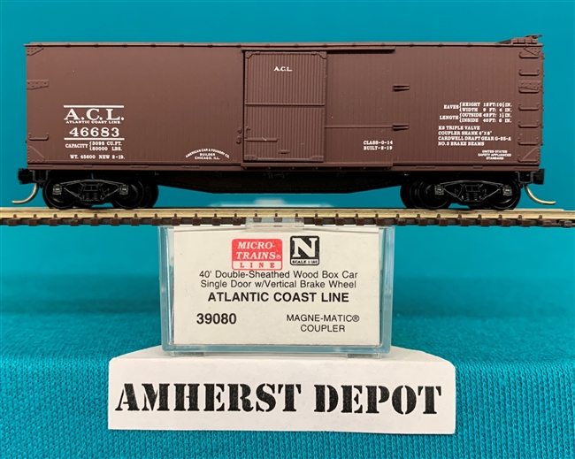 39080 Micro Train Atlantic Coast Line Box Car ACL