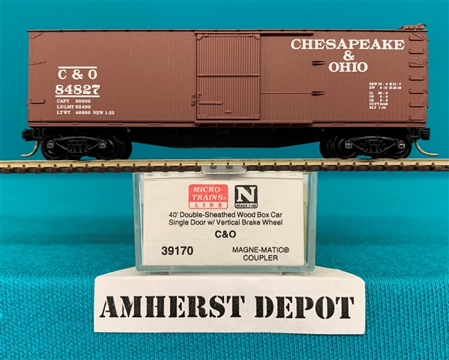 39170 Chesapeake & Ohio Micro-Trains Box Car C & O