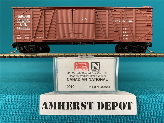 40010 Micro Trains Canadian National Box Car CN
