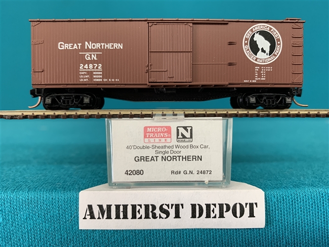 42080 Micro Trains Great Northern Box Car GN