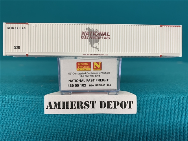469 00 102 Micro Trains National Fast Freight Container Car