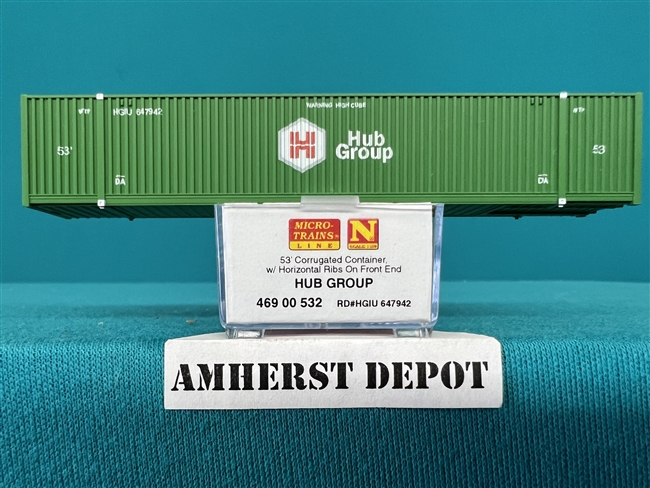 469 00 532 Micro Trains  HUB Group 53'  Container Car