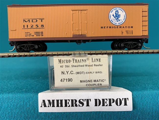 47190 Micro Trains New York Central Wood Reefer Car NYC