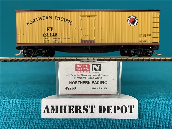 49260 Micro Train Northern Pacific Wood Reefer Car NP