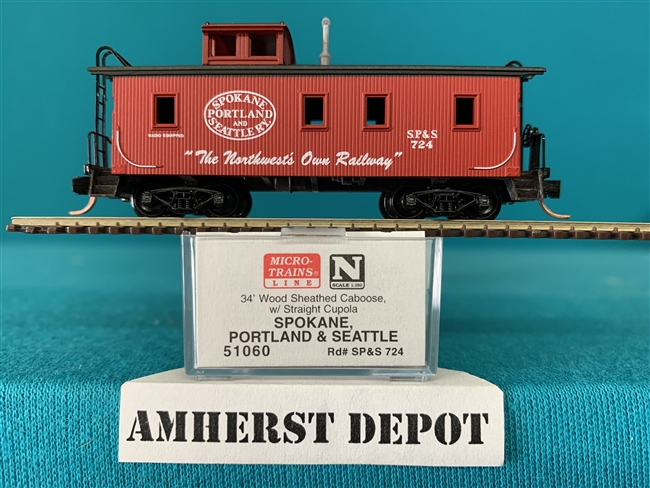 51060 Micro Trains Spokane, Portland & Seattle Caboose