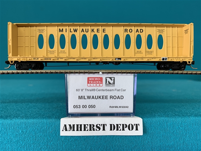 53 00 050 Micro Trains Milwaukee Road #63042 Flat Car MWR