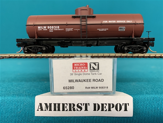 65280 Micro Trains Milwaukee Road #908318 Tank Car MILW