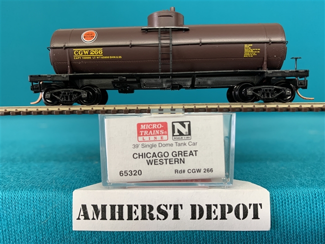 65320 Micro Trains Chicago Great Western #267 Tank Car CGW