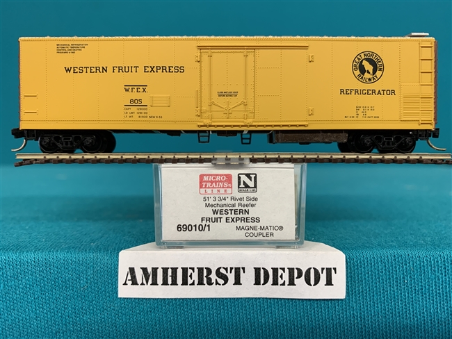 69010/1 Micro Trains Western Fruit Express Reefer WFEX