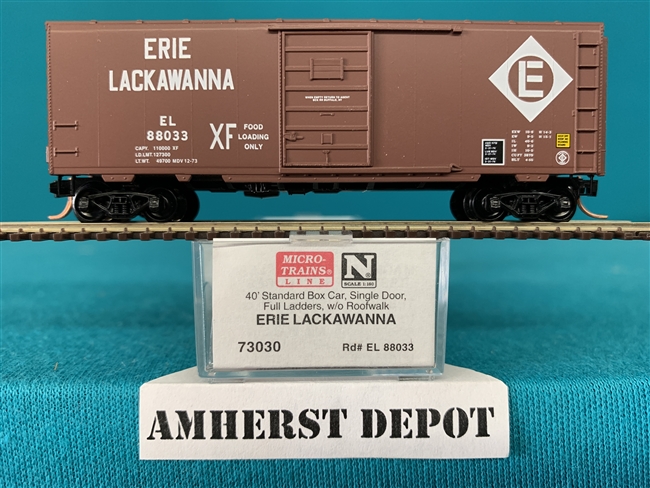 73030 Micro Trains Erie Lackawanna Box Car EL