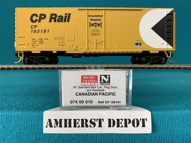 74 00 010 Micro Trains Canadian Pacific  Rail Box Car BC