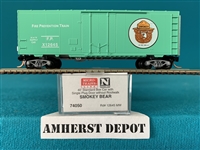 74050 Micro Trains Smokey Bear Box Car