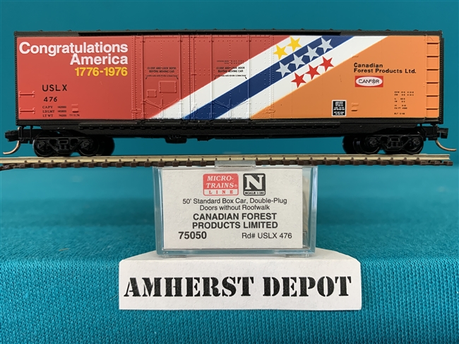 75050 Micro Trains Canadian Forest Products Box Car