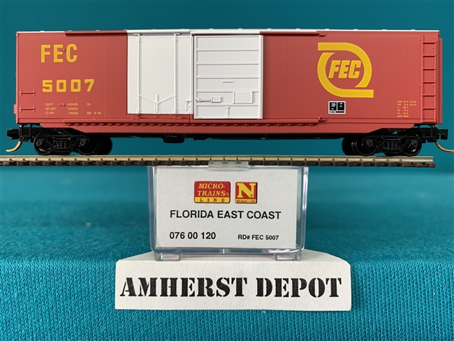 76 00 120 Micro Trains Florida East Coast Box Car FEC