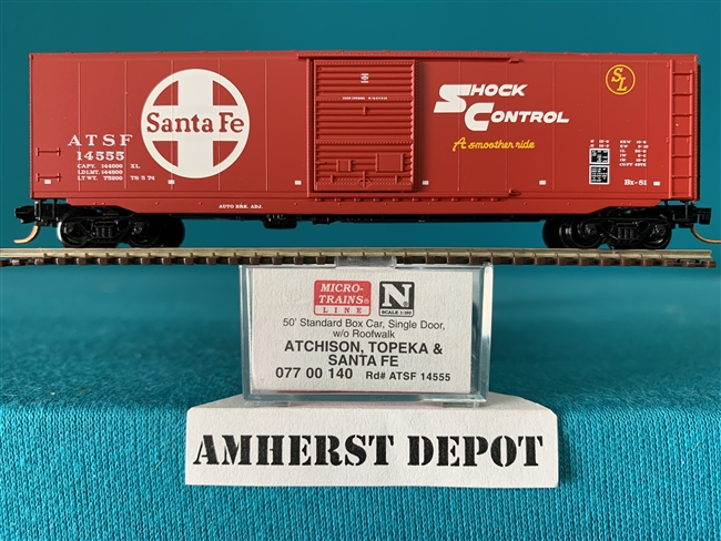 77 00 140 Micro Trains ATSF Box Car Santa Fe