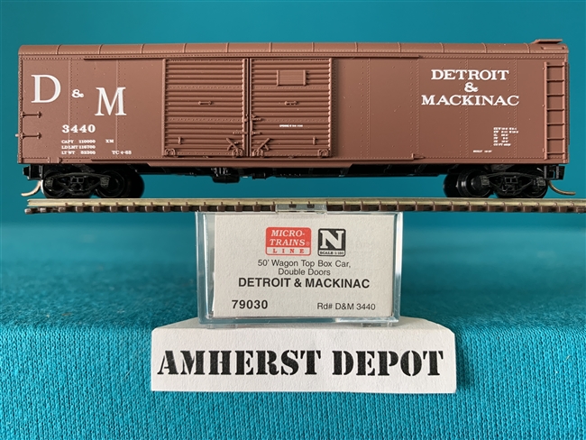 79030 Micro Trains Detroit & Mackinac Box Car D & M