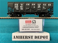 00 040 Micro Train Chesapeake & Ohio Twin Bay Hopper C & O