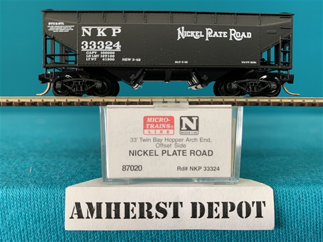 87020 Micro Train Nickel Plate Road  Twin Bay Hopper NPR