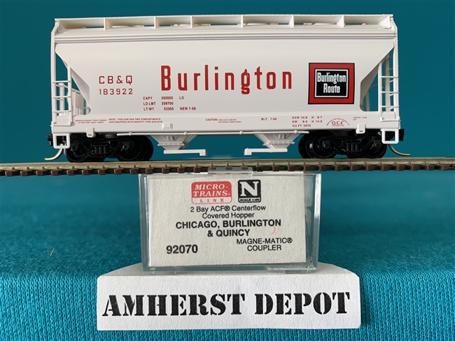 92070 Micro Train Chicago, Burlington & Quincy Hopper Car  C, B & Q
