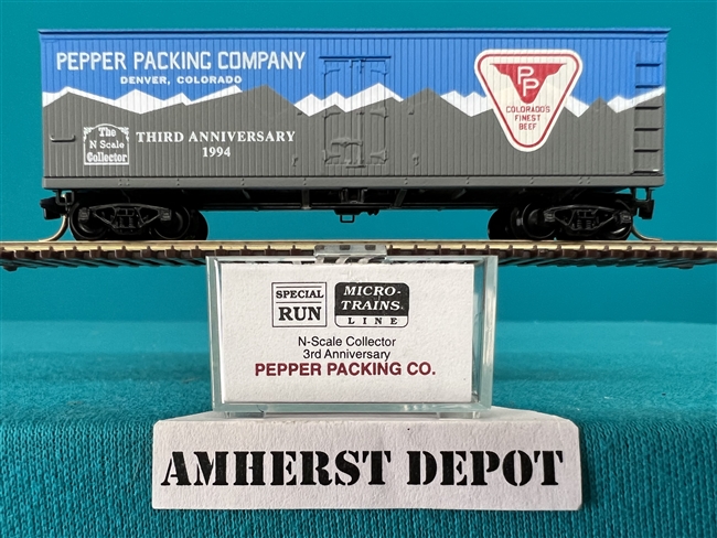 94.16 Special Run Micro-Train Pepper Packing Co. Reefer  N Scale Collector 3rd Anniversary