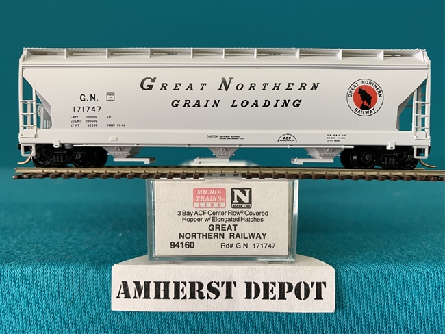 MTL 94160 Great Northern Railway Covered Hopper Car Micro-Trains GN