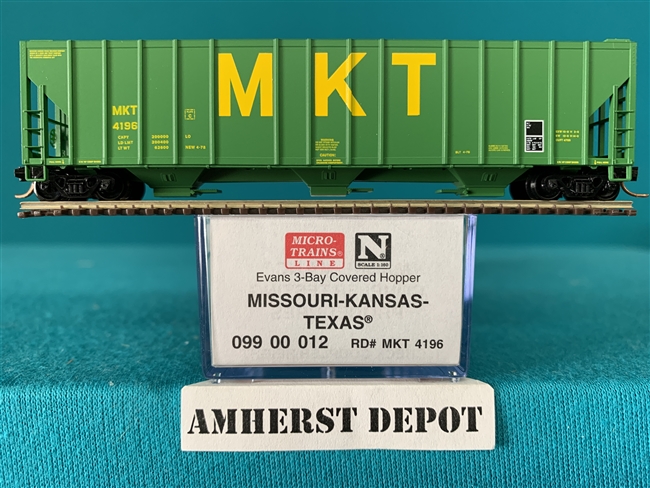 99 00 011 Micro Train MKT Covered Hopper Missouri Kansas Texas