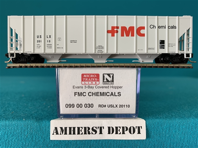 99 00 030 Micro Train FMC Chemicals Covered Hopper