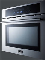 Summit CMV24 Built in 24" Microwave, Convection Oven, Grill Stainless Steel