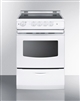 Summit REX242WRT 24" Slide In Electric Range