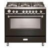 Verona Designer Series VDFSGG365E 36" All Gas Range Oven Matte Black