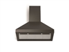 Verona Designer Series VECHW36GE 36" Chimney Wall Mount Range Hood LED Lighting Matte Black