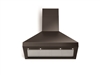 Verona Designer Series VECHW36GGB 36" Chimney Wall Mount Range Hood LED Lighting Gloss Black