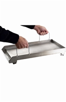Verona VEGRL300SS Heavy-duty stainless steel griddle for gas cooking
