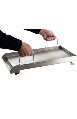 Verona VEGRL300SS Heavy-duty stainless steel griddle for gas cooking