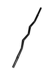 Black Widow 2" Rackable Curl Bar - Ergonomic Grip for Comfortable Workouts